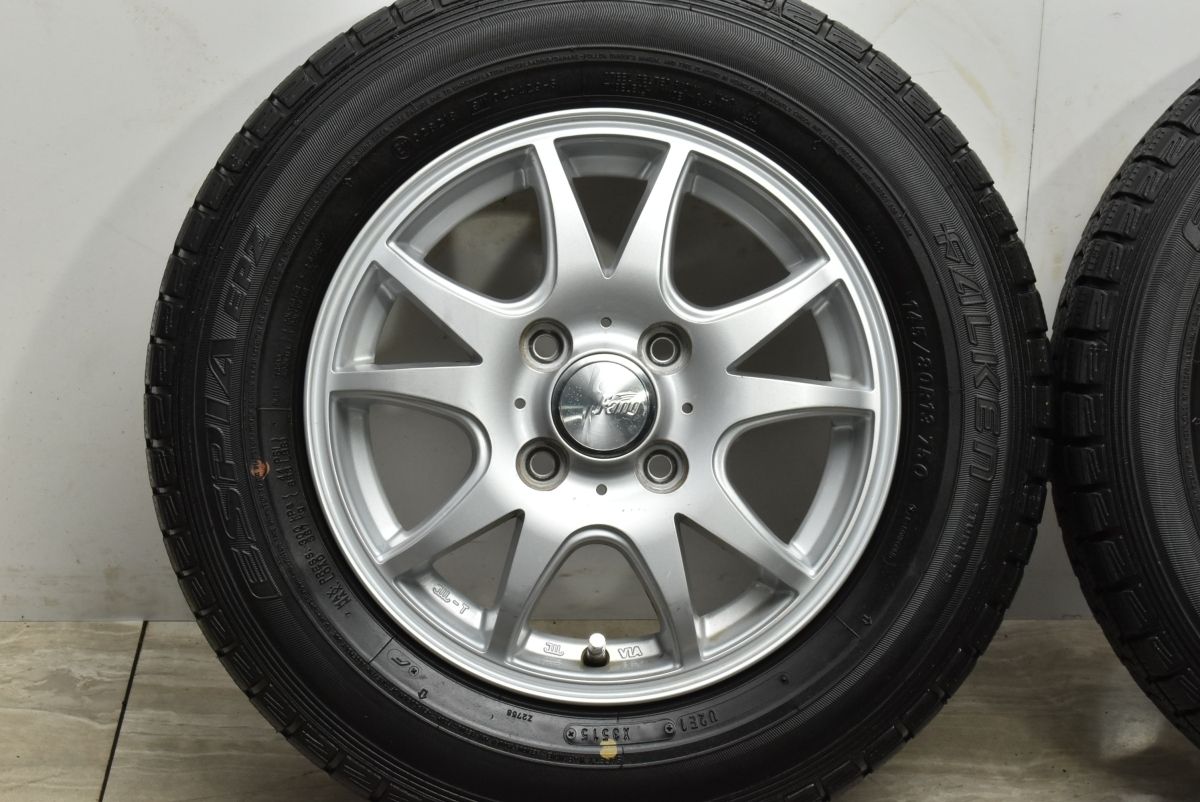 【軽自動車サイズ】Fang 13in 4.00B+45 PCD100 ファルケン エスピアEPZ 145/80R13 N-BOX モコ アルト ワゴンR スペーシア タント 送料無料