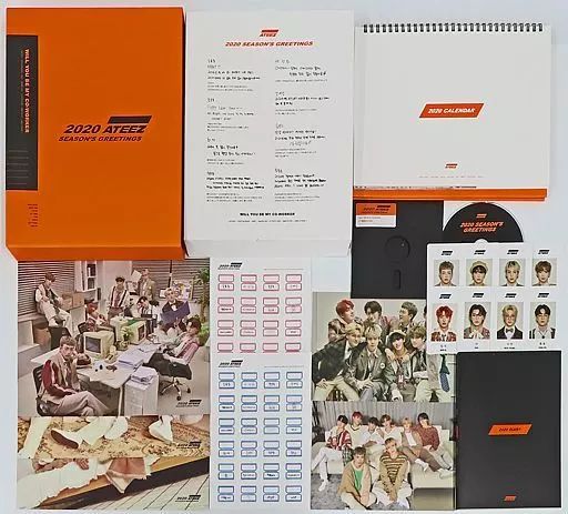 N 21045 ATEEZ シーグリ　2020 N 21045 ATEEZ シーグリ 2020 ATEEZ アチズ シーグリ セット Season