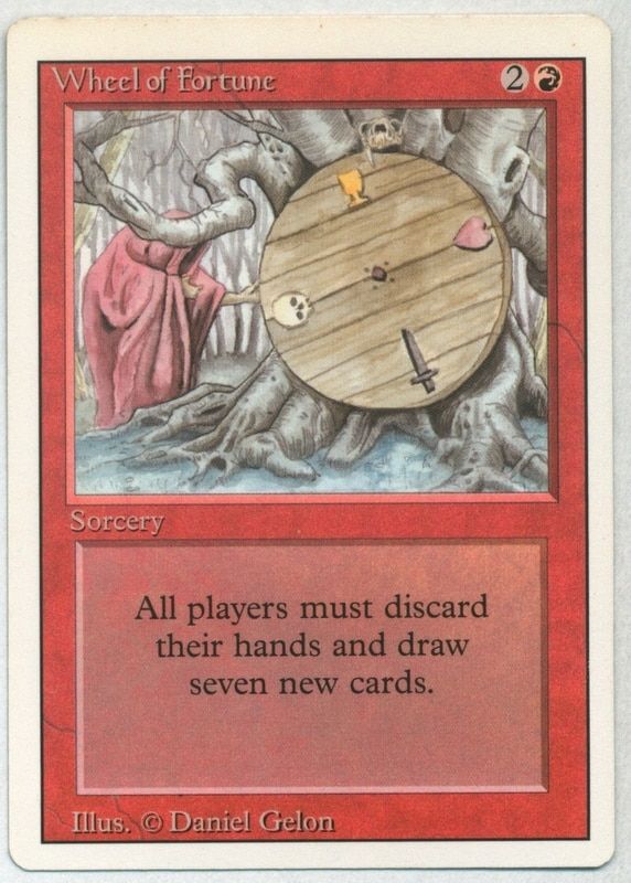 Wheel of Fortune 　英語　リバイズド　MTG MTG リバイズド 3ED 【英】Wheel of Fortune 赤R - メルカリ