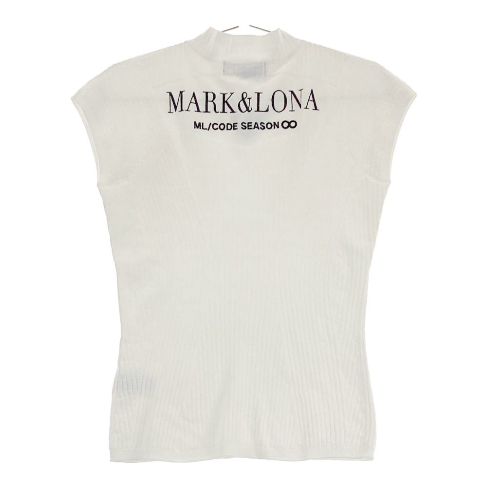 サイズ 36 MARK-LONA マークアンドロナ ニットベスト ホワイト系 240101523253 ゴルフウェア レディース ストスト