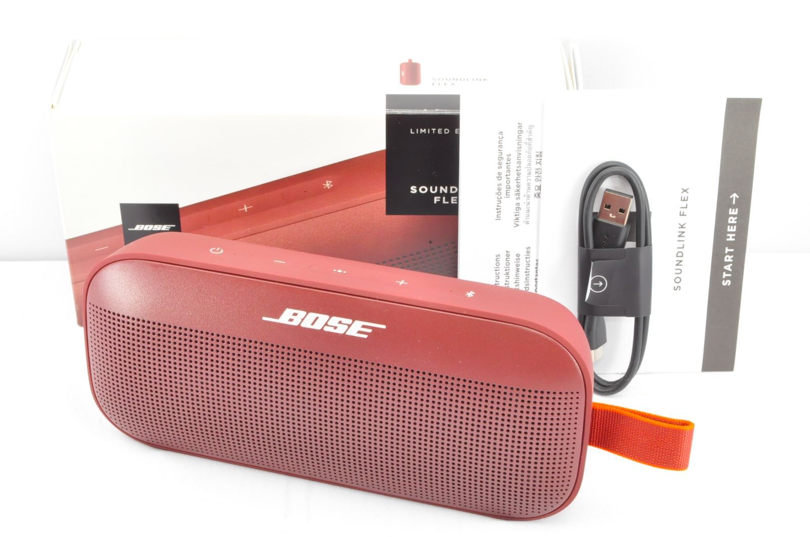 Bose ボーズ SoundLink Flex Bluetooth speaker カーマインレッド ポータブル ワイヤレス スピーカー  最大12時間再生 J021 - メルカリ