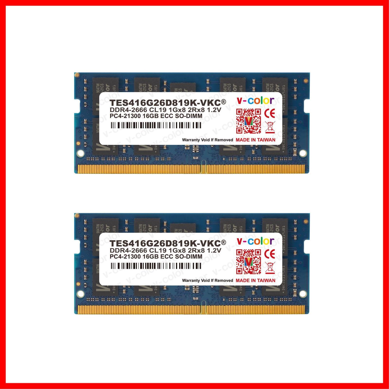 v-color Hynix IC メモリ DDR4 2666MHz 32GB×2 【公式通販】