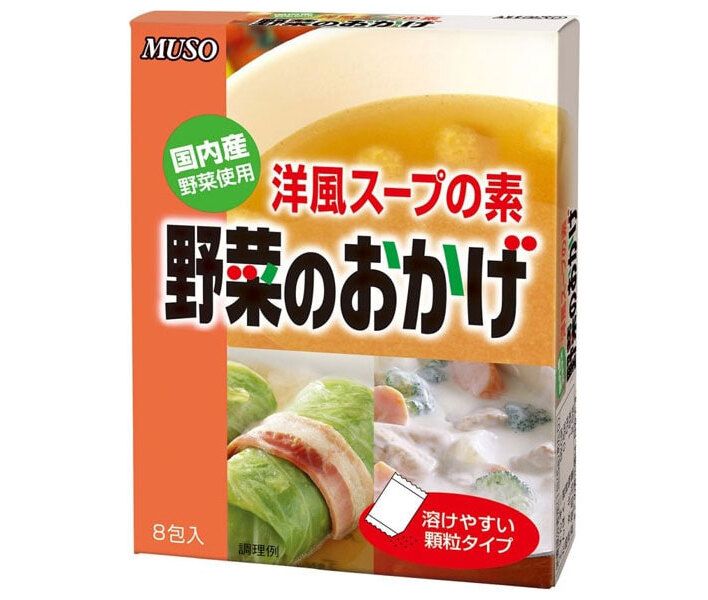 ムソー 野菜のおかげ 国産野菜 徳用 5g×30包×24本入｜ スープ 素 野菜 即席 顆粒