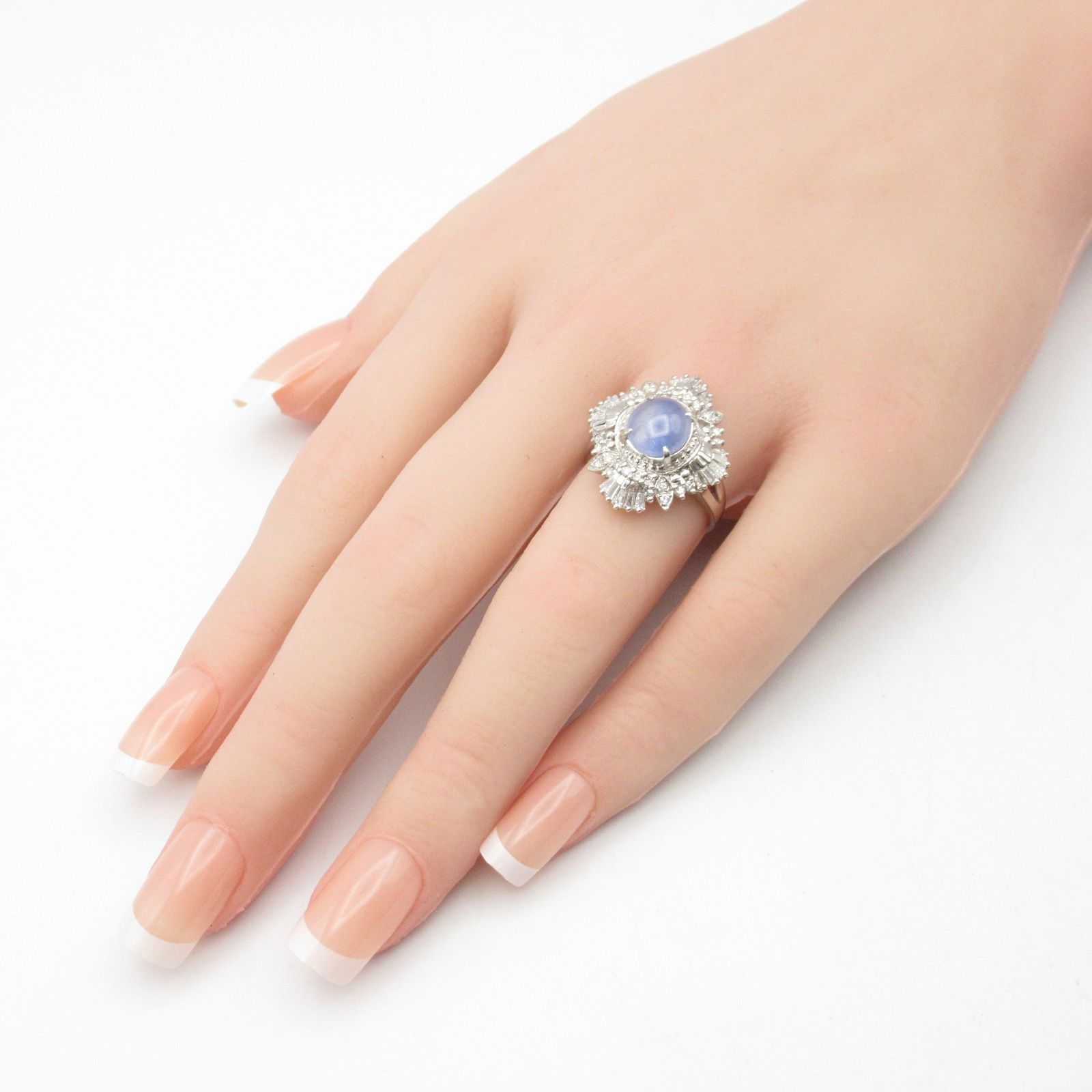 ジュエリー JEWELRY リング・指輪 スターサファイア ダイヤ リング ｽﾀｰ  