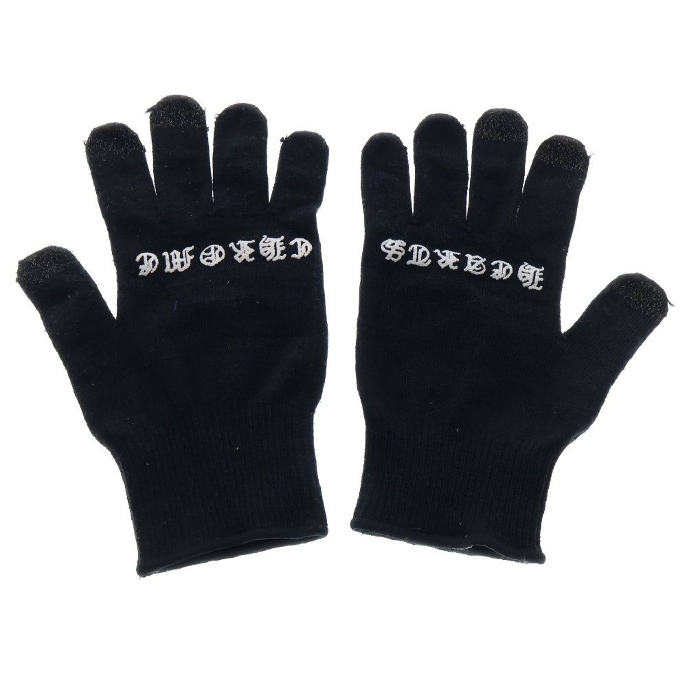 CHROME HEARTS (クロムハーツ) WORK GLOVES ロゴ グローブ 軍手