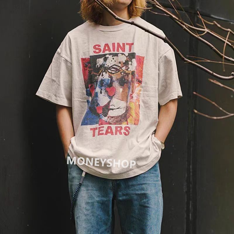 【特価】SAINT Mxxxxxx Michael×Denim Tears DT TEE セントマイケル×デニムティアーズ Tシャツ 半袖 男女兼用