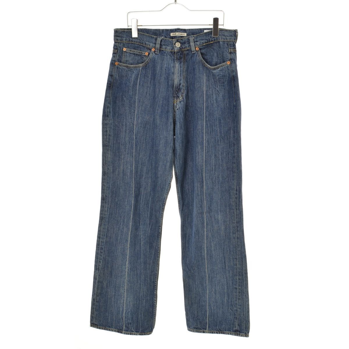 OUR LEGACY Third Cut ジーンズ M4215TWB サイズ32 Our Legacy】Third Cut Slash Denim Black (OUR LEGACY/デニム
