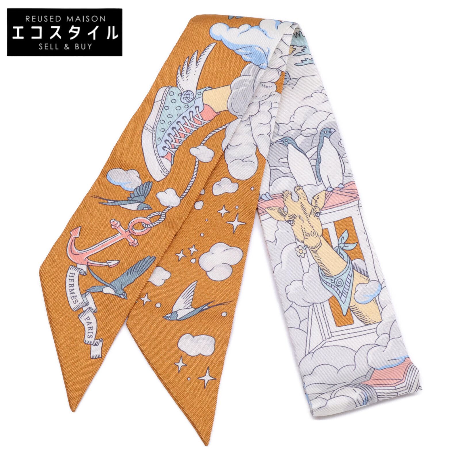 HERMES エルメス 新品同様 私の雲 ツイリー - メルカリ