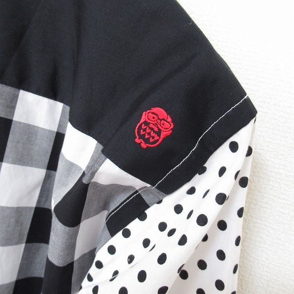 KAWATANI SHIRT 河谷シャツ ギンガムチェック ドット 長袖シャツ