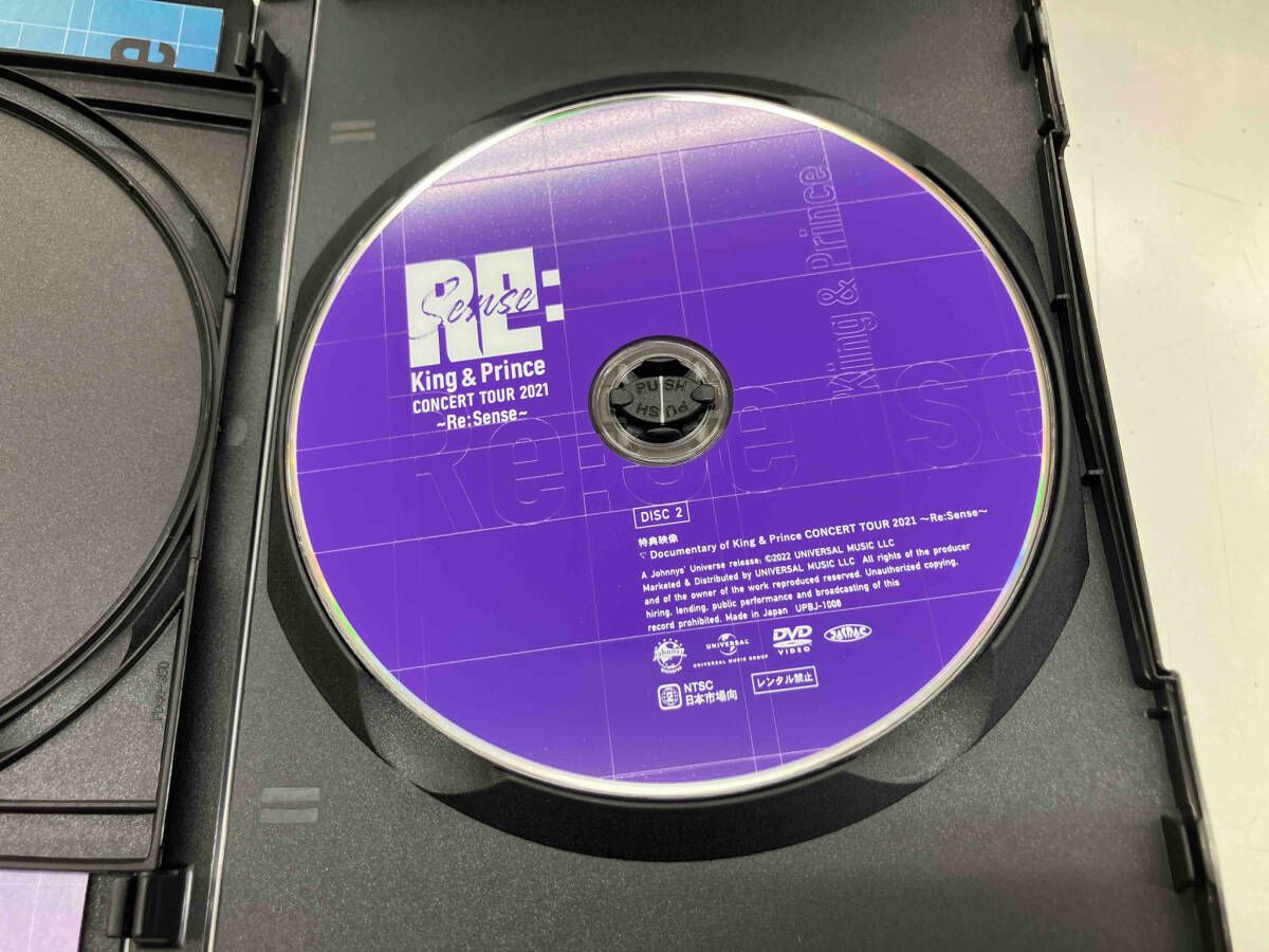 DVD King & Prince CONCERT TOUR 2021 ~Re:Sense~(通常版