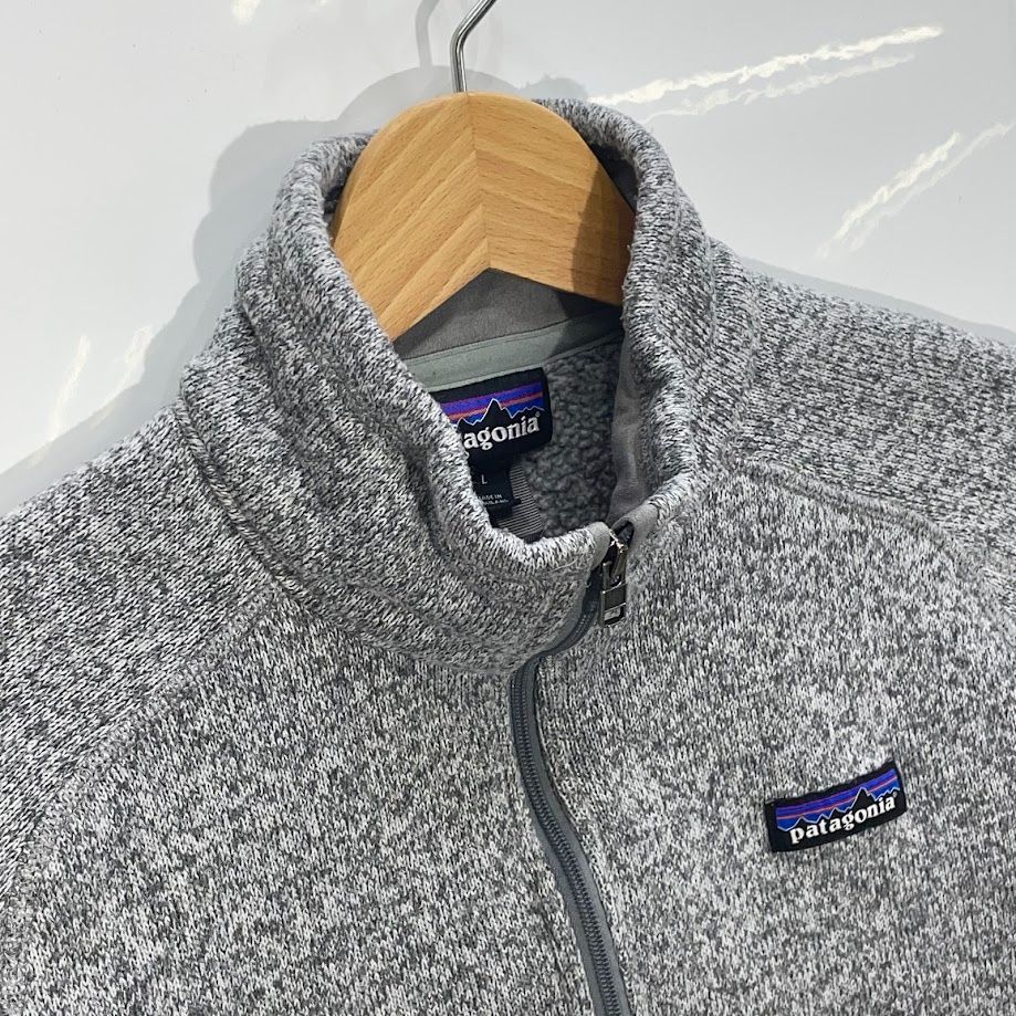 古着 パタゴニア patagonia ベターセーター ハーフジップ トレーナー フリース ワンポイントロゴ アウトドア M  グレー メンズ メンズ・ベター・セーター・1/4ジップ - パタゴニア公式