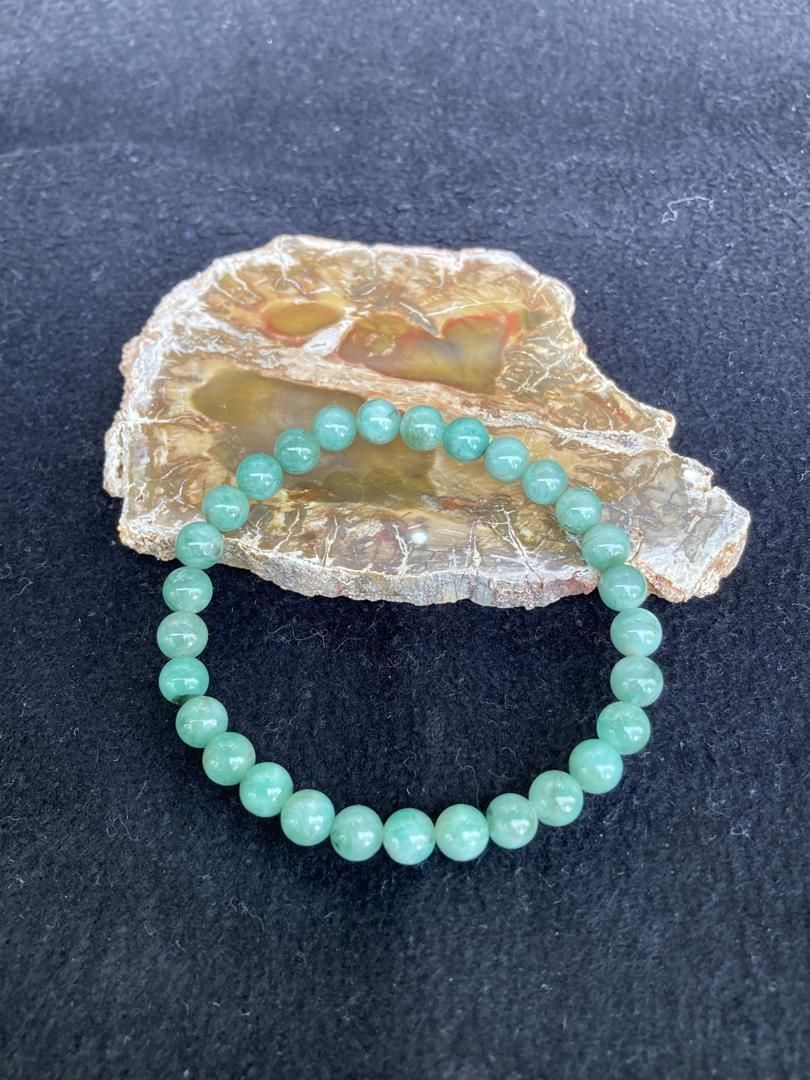 E25732】エメラルド 3Aランク 7mm ブレスレット 天然石