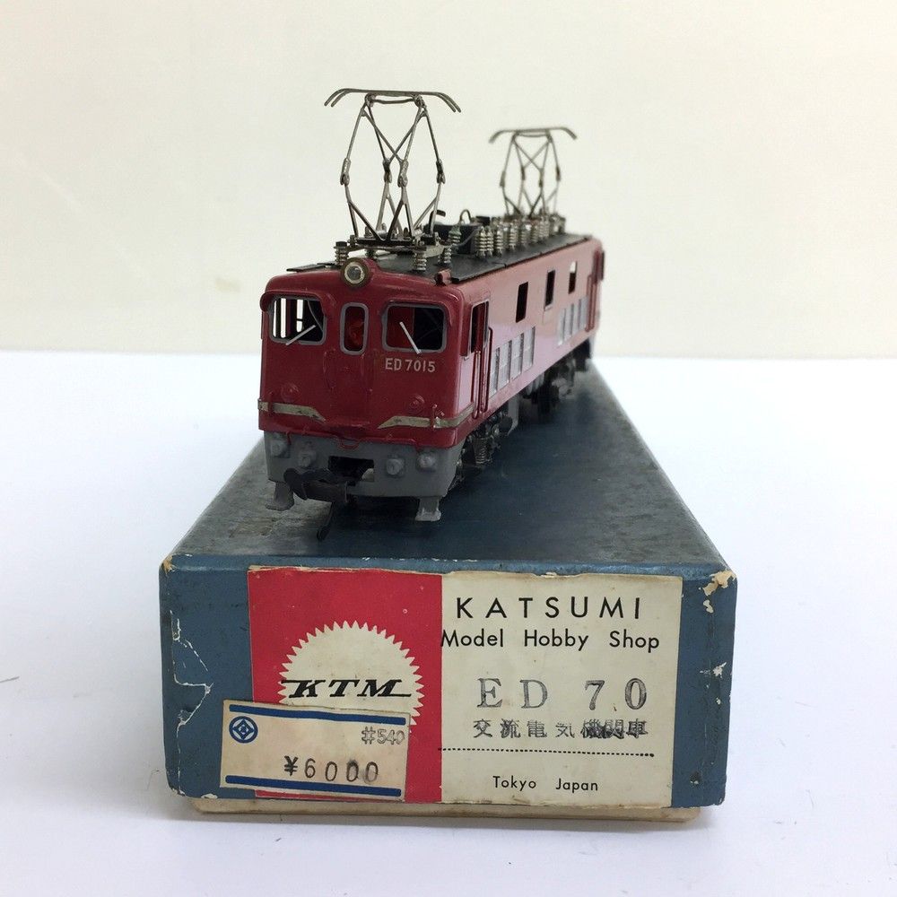 S1267美品!!KTM KATSUMI カツミ製 KTM 交流電気機関車 ED70 HOゲージ