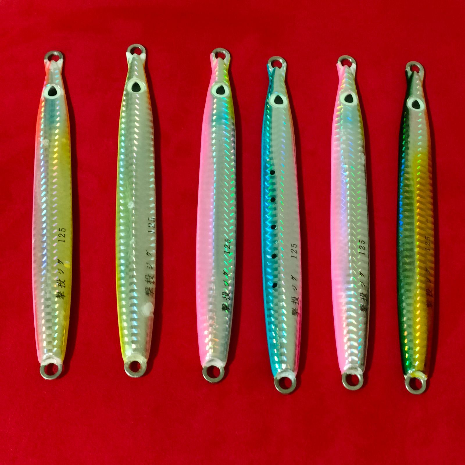 一つ1100円！撃投ジグ　6点セット 撃投ジグ6本セット