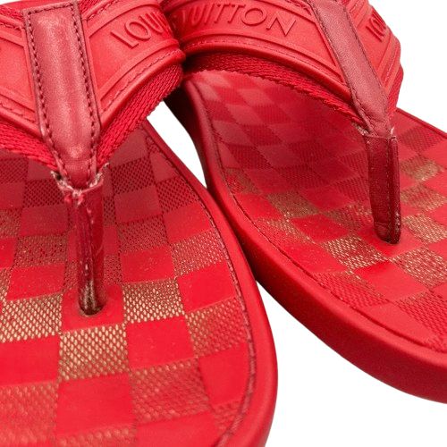 ルイヴィトン　ダミエ　サンダル　8 LOUIS VUITTON - ルイヴィトン ダミエ サンダル メンズ 8の通販