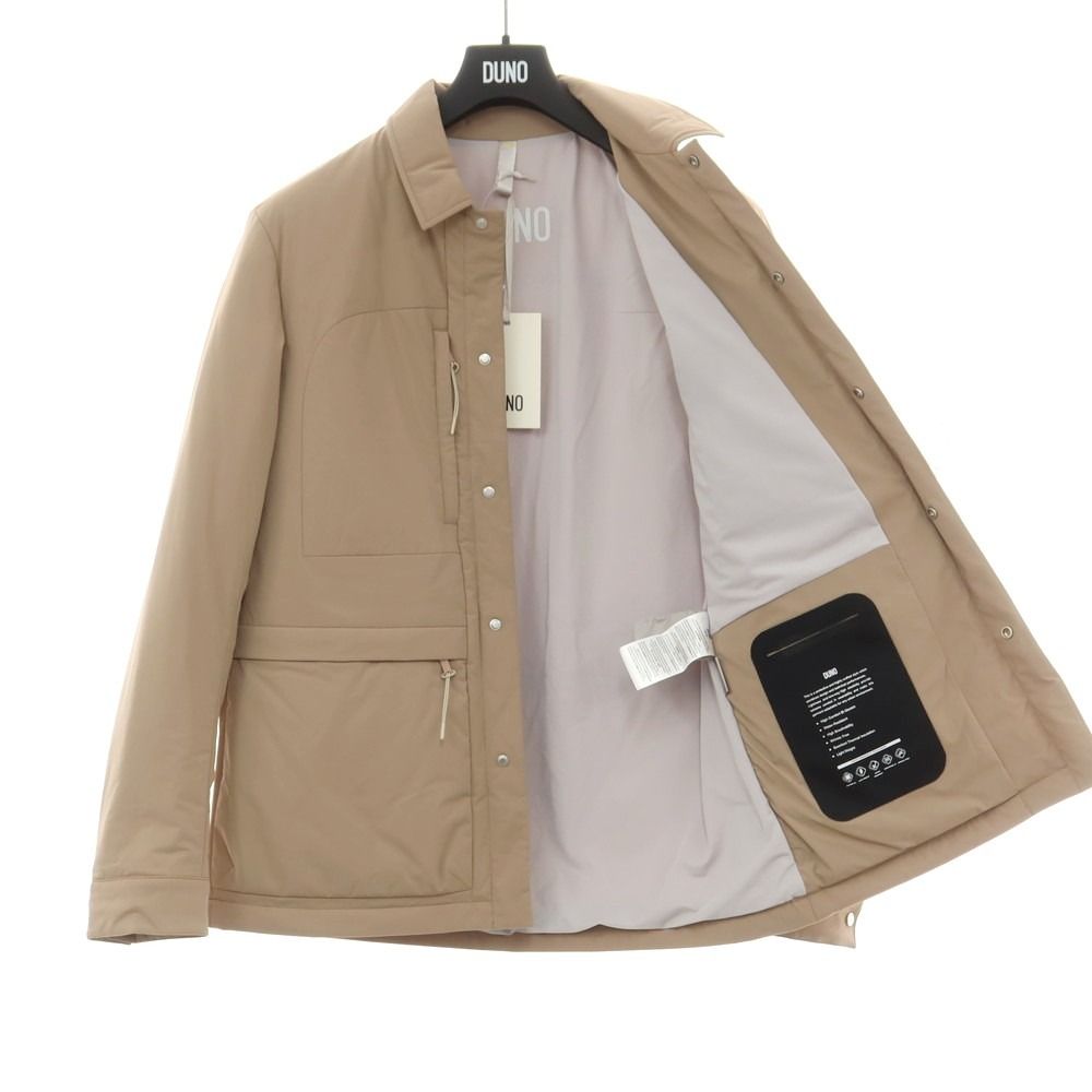 新品】デュノ DUNO ナイロンポリウレタン 中綿ブルゾン ベージュ  