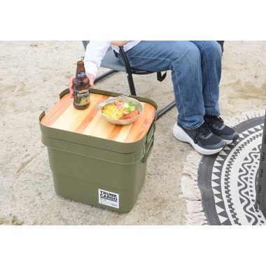 AZ-TC-20TB トランクカーゴ20L用 テーブルトップ 天板 ブラウン テーブルトップ トランクカーゴ キャンプ 蓋付き 20L用テーブルトップ 本体・天板セット販売