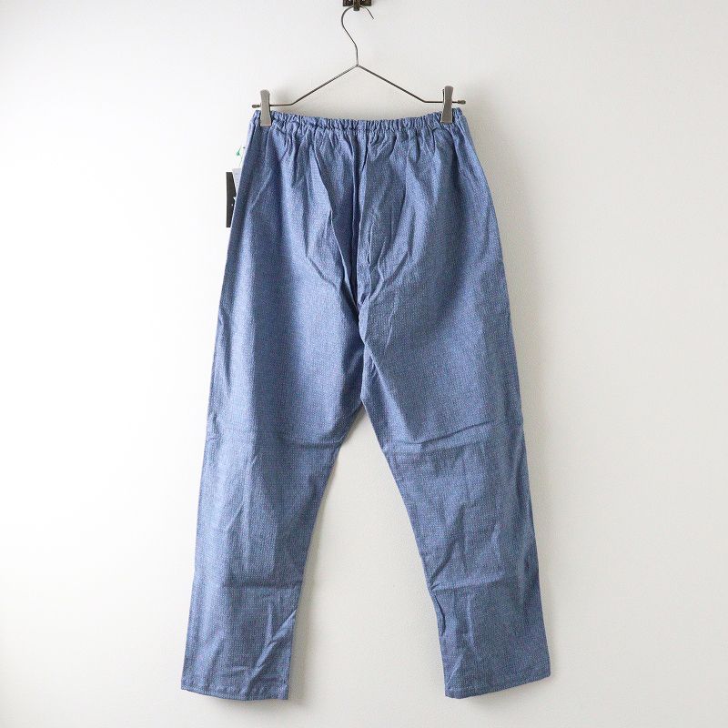 ♥ うなぎの寝床 宮田織物 MONPE Stretch MIYATA ITA もんぺパンツ L|サックスブルー ボトムス 2400014491319