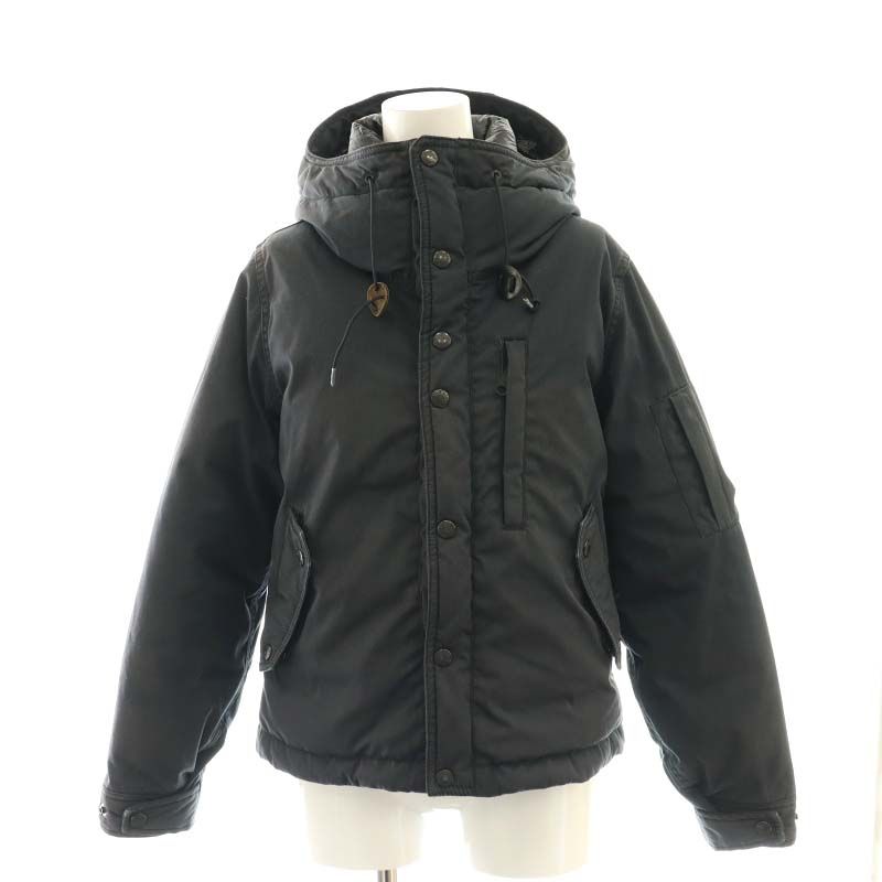 ノースフェイス パープルレーベル THE NORTH FACE PURPLE LABEL 65|35 MOUNTAIN SHORT DOWN PARKA ダウンジャケット ジップアップ WS ブラック ND2558N |HK OS GY09