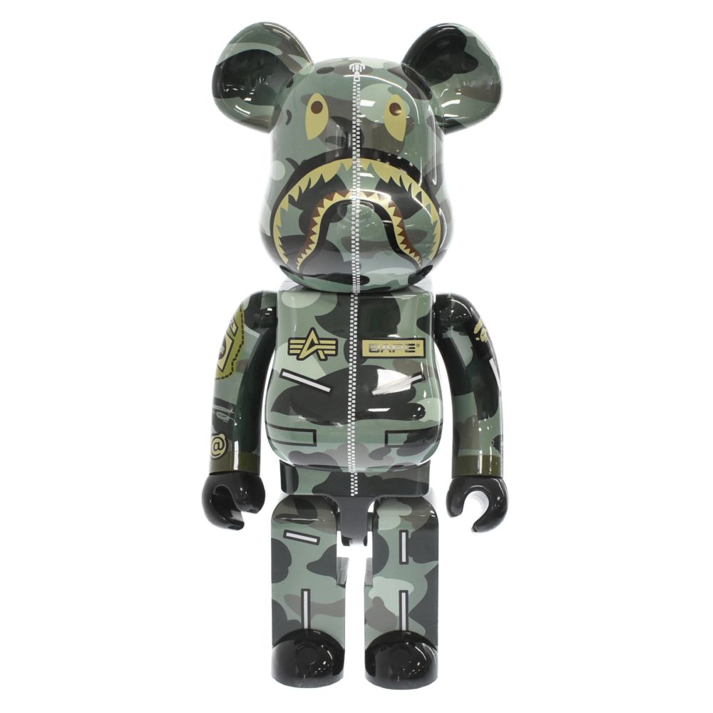 MEDICOM TOY (メディコムトイ) BE@RBRICK ×A BATHING APE (R)×Alpha