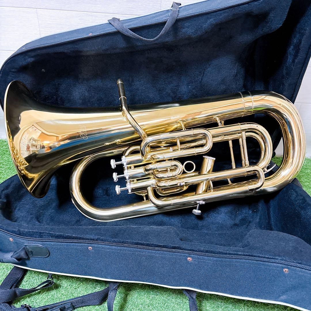 ユーフォニアム　管楽器　吹奏楽　ソレイユ　部活 楽天市場】ユーフォニアム Soleil SEU/SV シルバー 初心者入門