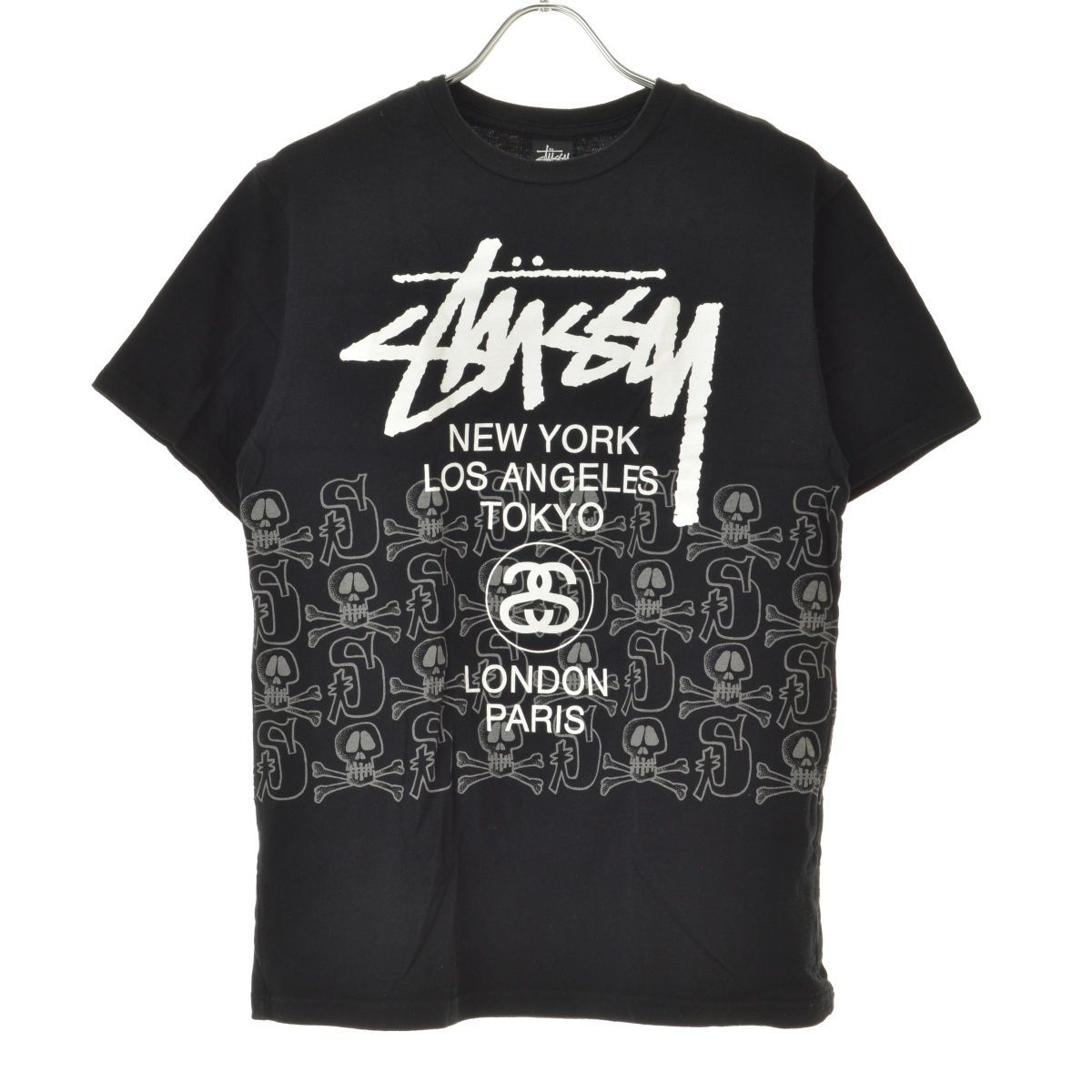 【STUSSY】SKULL WORLD TOUR TEE スカル ワールドツアー半袖Tシャツ