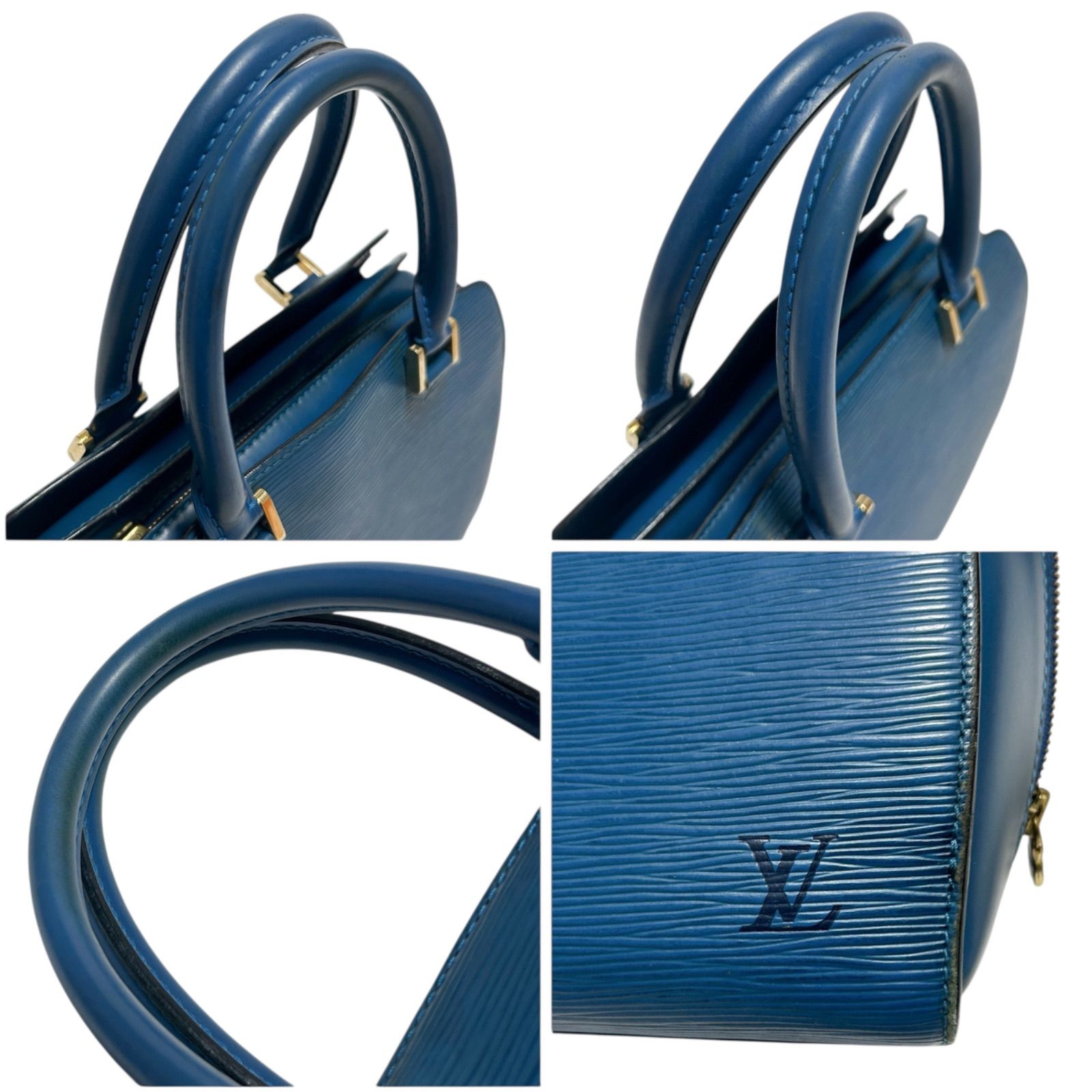 【LOUIS VUITTON】ポンヌフ エピ トレドブルー レザーハンドバッグ ルイ・ヴィトン(LOUIS VUITTON)ルイ・ヴィトン ポンヌフ エピ