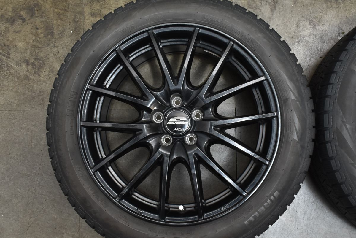 大特価】シュナイダー 17in 7J +50 PCD100 ピレリ アイス