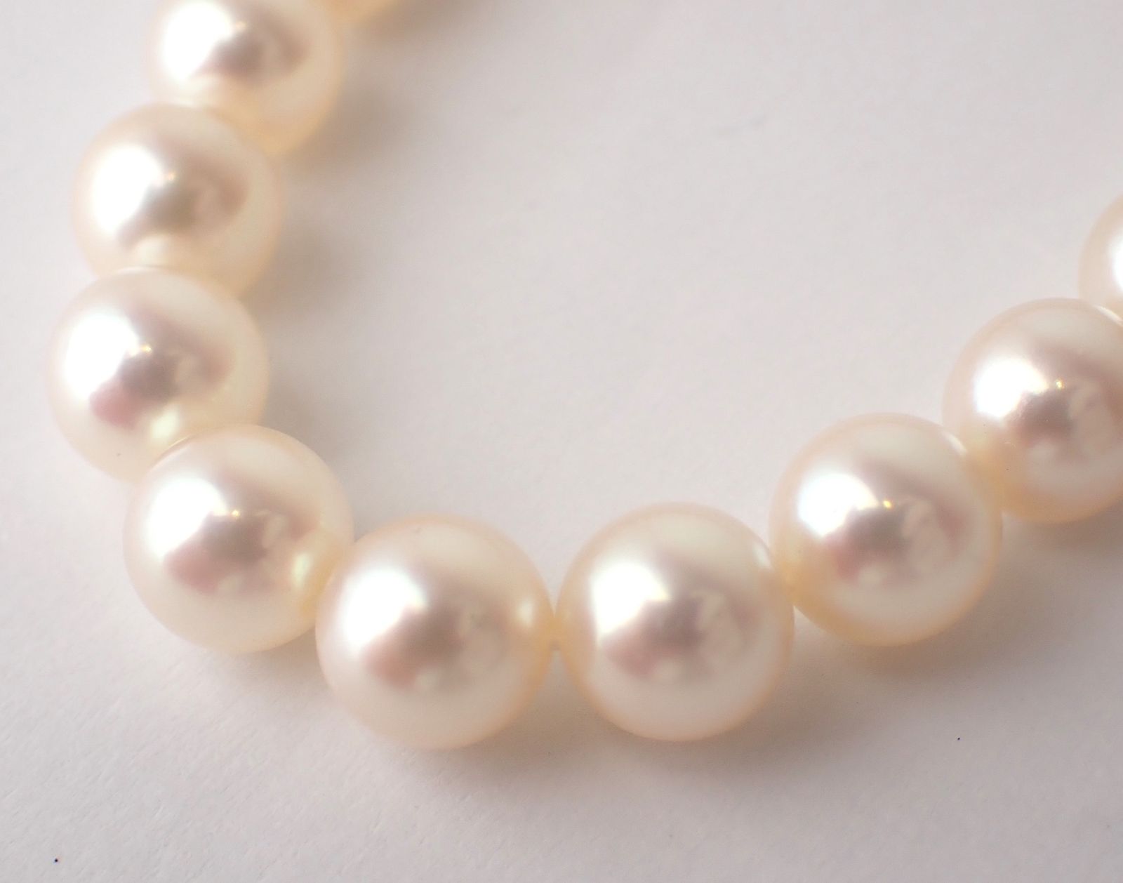 美品 MIKIMOTO(ミキモト)イエローゴールド アコヤパールネックレス K14 29.6g アコヤ真珠 - メルカリ