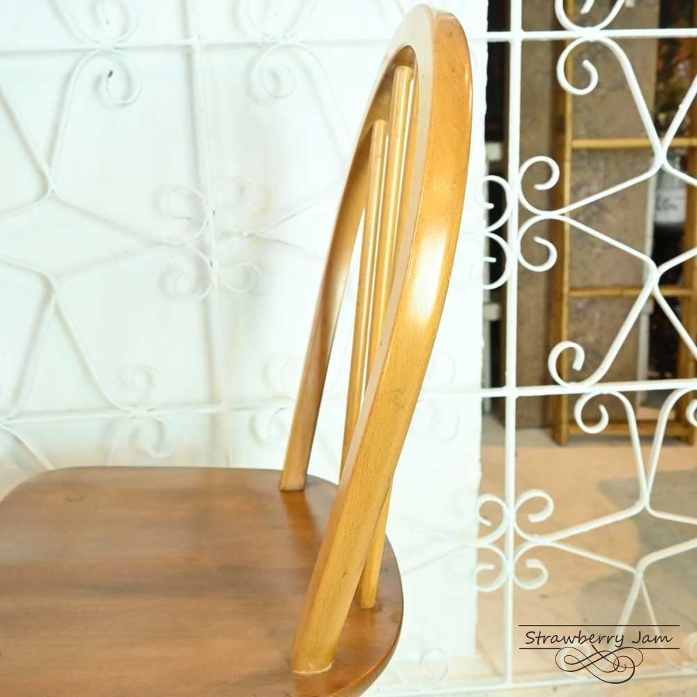 L3705-300-1 英国ヴィンテージ ERCOL フープバックチェア 4本 L3705-300-4 英国ヴィンテージ ERCOL アーコールチェア フープ