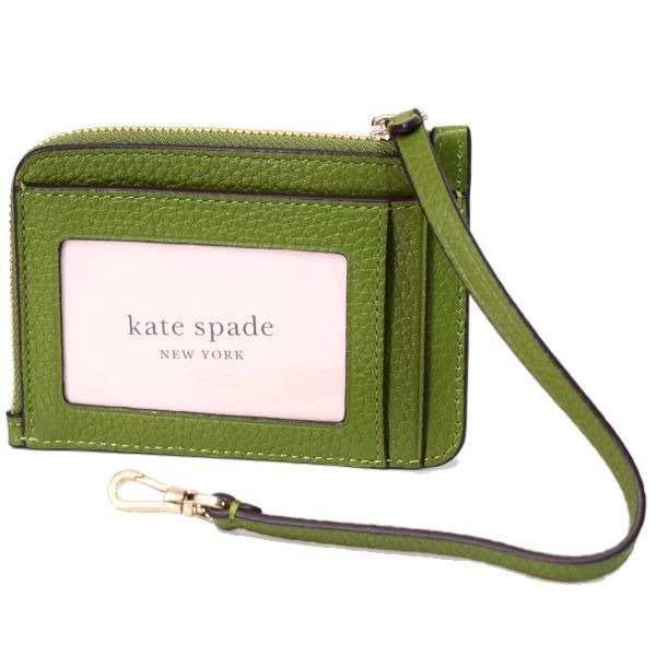 ケイトスペード コインケース katespade ぺブルレザー レイラ