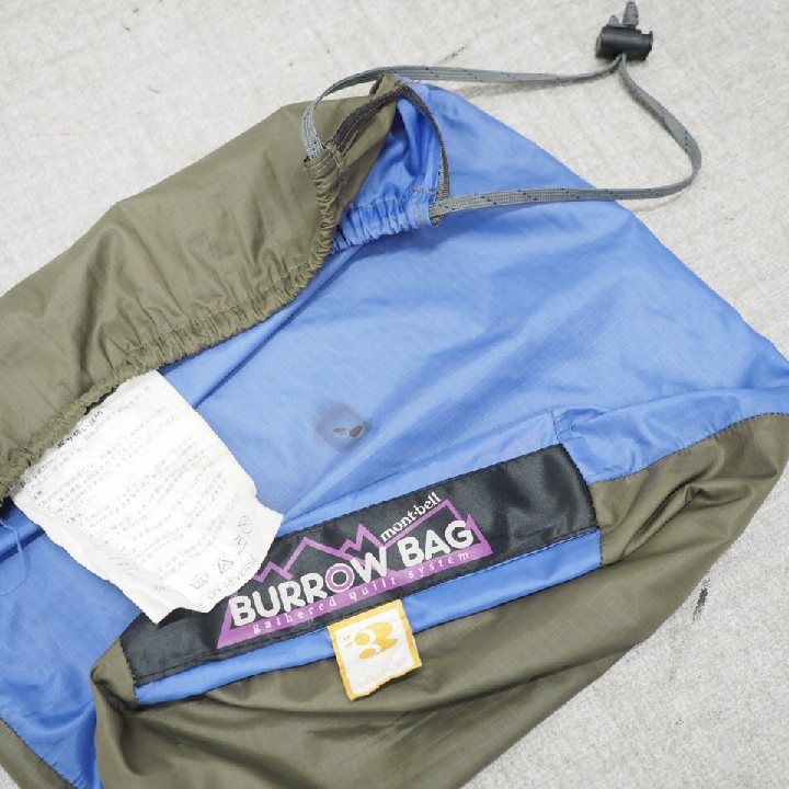 mont-bell モンベル 寝袋 エクセロフト EXCELOFT BURROW BAG #3