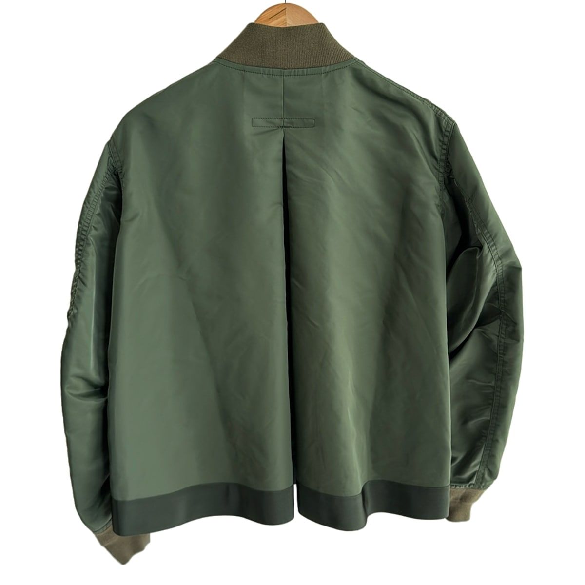 【美品】即決価格 sacai ブルゾン サイズ1 関税込＞sacai＊ナイロンツイル MA-1ブルゾン_Black (sacai
