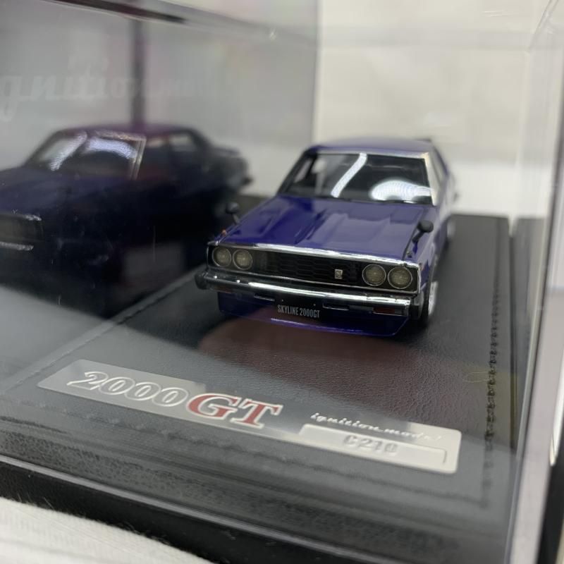 1/43 ｲｸﾞﾆｯｼｮﾝﾓﾃﾞﾙ Nissan Skyline 2000 GT-EL (C210) Blue[91] 【公式