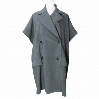 ヘリンドットサイ　HeRIN.CYE　オーバーサイズジレ HeRIN.CYE - オーバーサイズ ジレ - Over size gillet - KHIKI