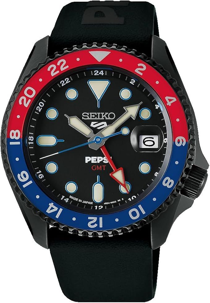 SBSC023 SEIKO PEPSI 世界限定：7,000本うち国内500本 新品未使用】SEIKO SBSC023 自動巻き 腕時計 ファイブスポーツ 5