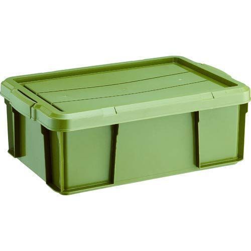 オリーブ・ドラブ_24L_2個 TRUSCO(トラスコ) ライトボックス 24L OD色 ODR-01 × 2台