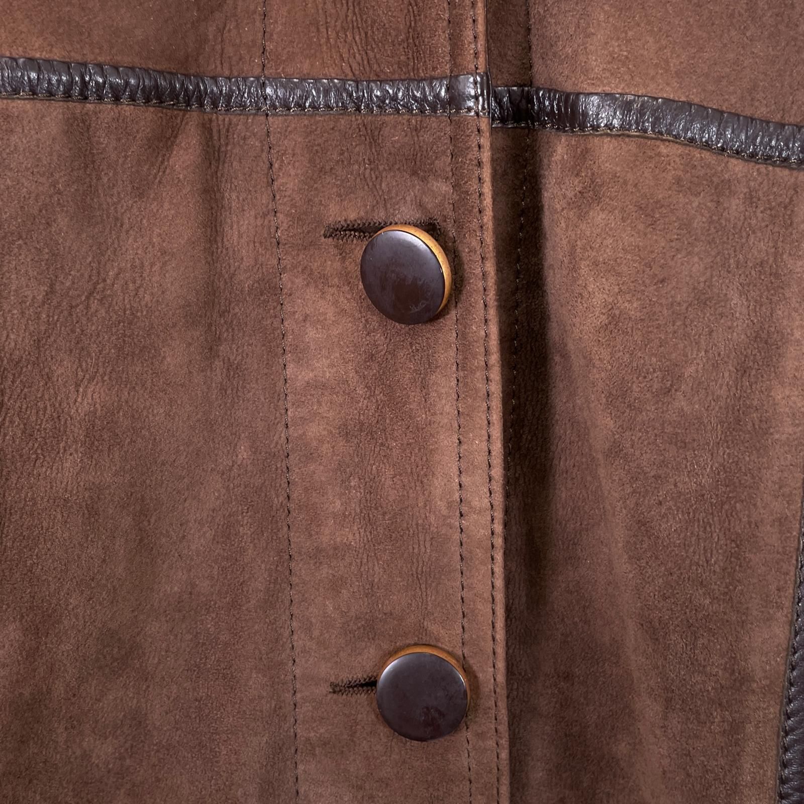 BALLY バリー ファーカラー ムートンコート 無地 秋冬 AW