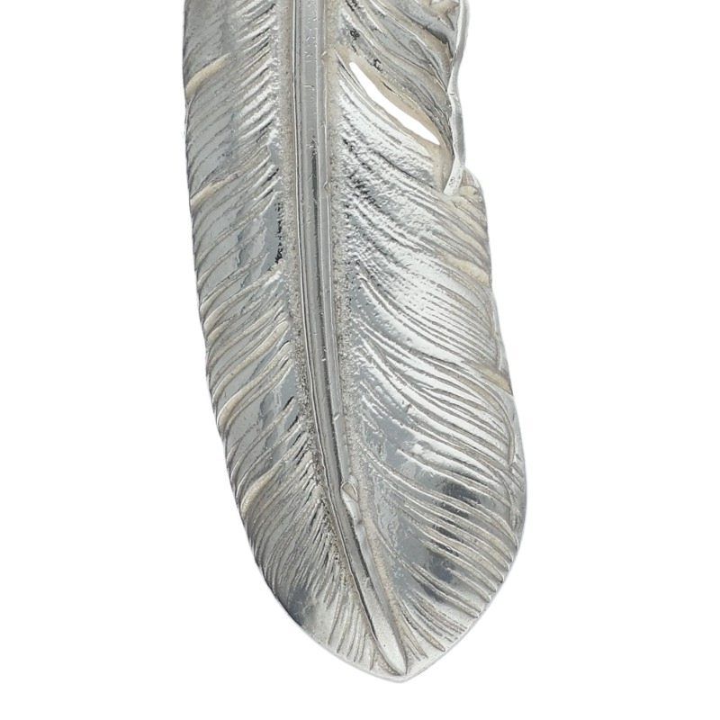  ゴローズ 上金金縄ターコイズ特大フェザー左向き ネックレストップ メンズ 特大 ネックレス アクセサリー