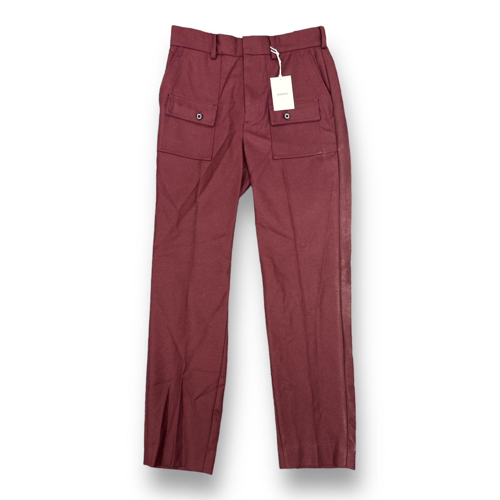 DAIRIKU Deck Detail Wool Slacks 未使用タグ付き