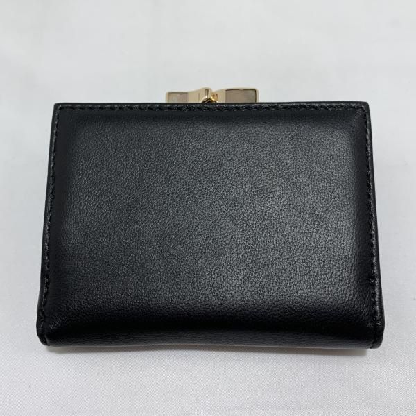 【新品】Vivienne Westwood 913VＷ124三つ折り財布　黒 中古】Vivienne Westwood 三つ折り財布 ブラック 913VW124