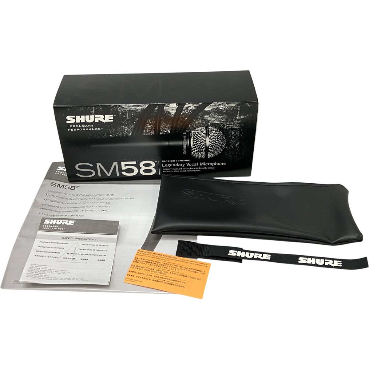 SHURE SM58S ダイナミック マイクロフォン 凹みあり 音響 中古