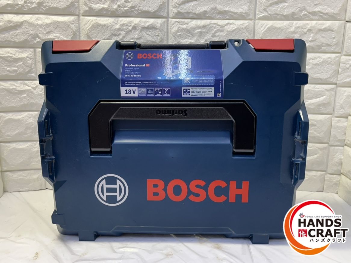 ▽ ボッシュ GST18V-155BC コードレスジグゾー 18V バッテリー×1 充電器×1 付属品 ケース付