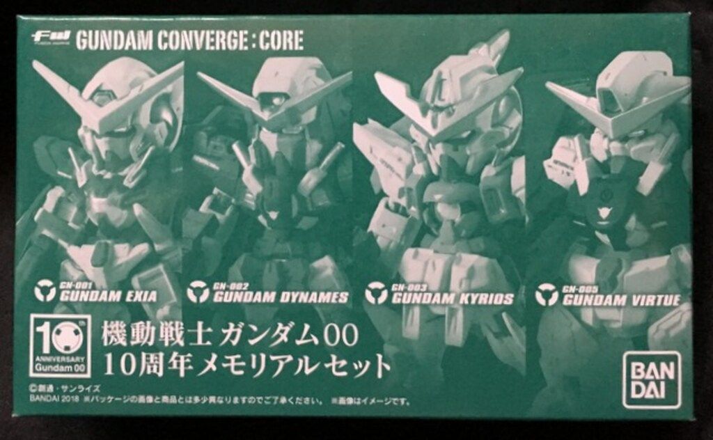バンダイ FW GUNDAM CONVERGE CORE GUNDAMOO 10周年メモリアルセット