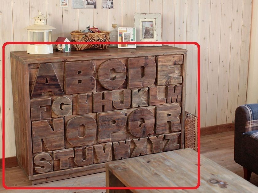 送料無料！（一部地域除く）Knot antiques ノットアンティークス・ABC CHEST・ABCチェスト・ローチェスト・新品未使用・在庫処分品