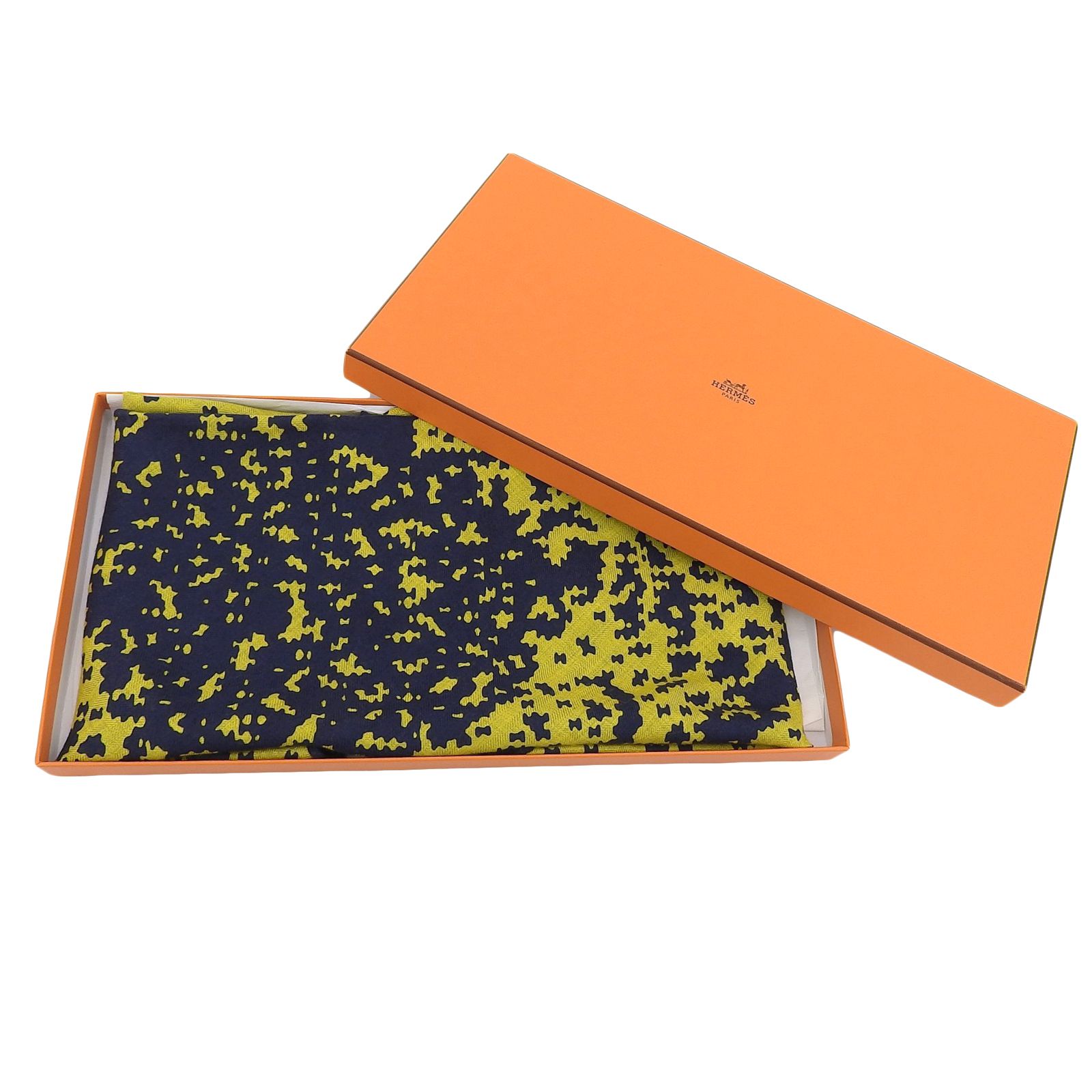 未使用品△HERMES エルメス ロザンジュGM カシミヤ シルク混 スカーフ  