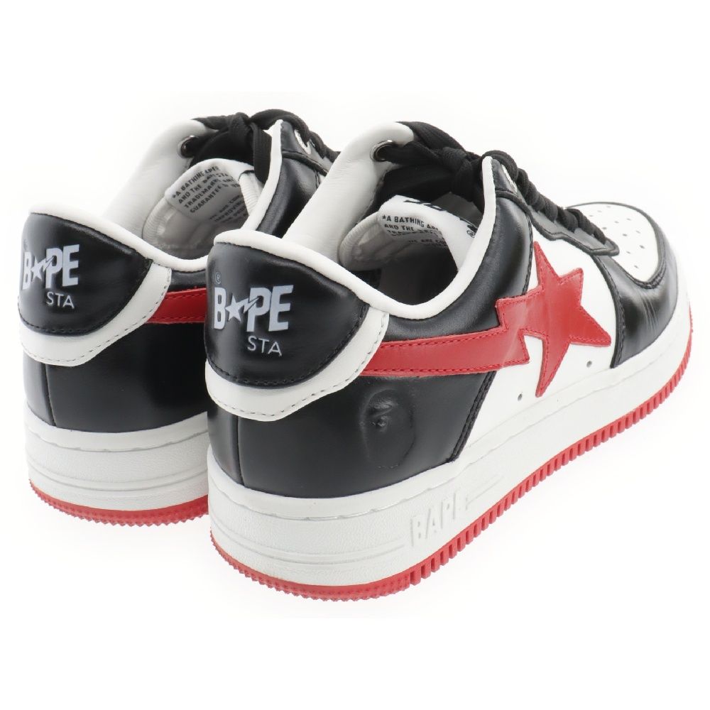 A BATHING APE (アベイシングエイプ) Bape Sta 3 001FWK302303L ベイプスター 3 ローカットスニーカー シューズ  レディース レッド/ブラック/ホワイト US5/23cm - メルカリ