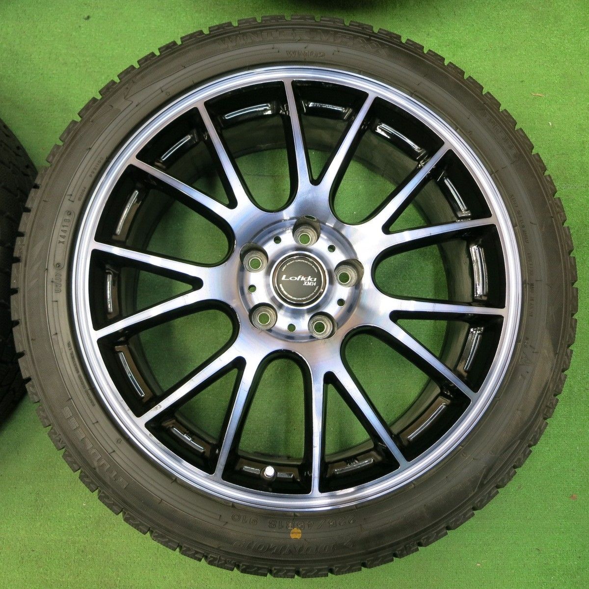 送料無料* バリ溝！キレイ！9.5分☆スタッドレス 225/45R18 ダンロップ ウインターマックス WM02 Lofida XM14 18インチ  PCD114.3/5H☆4050806イス - メルカリ