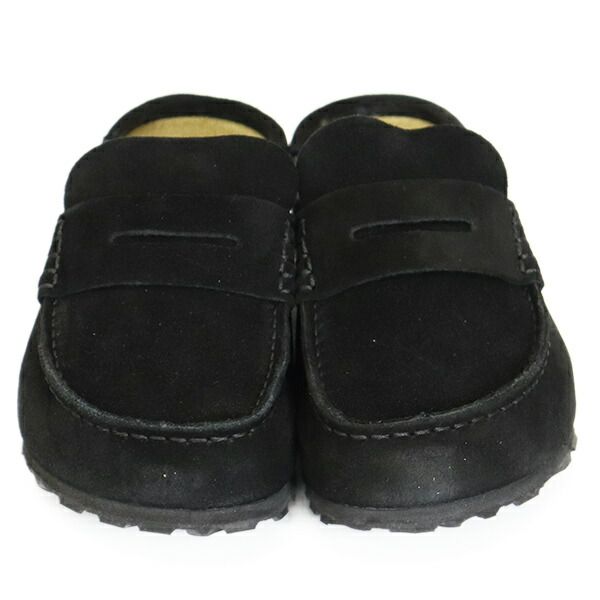 BIRKENSTOCK ビルケンシュトック 1030813 NAPLES WRAPPED ネープルズ ラップ スエードレザーサンダル BLACK ナロー BI490 ナロー 37-約24.0cm