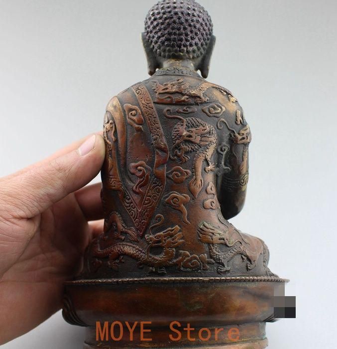 銅像 仏像 仏教美術 釈迦仏仏像 仏堂奉納 装飾品 工芸品 置物zw0829